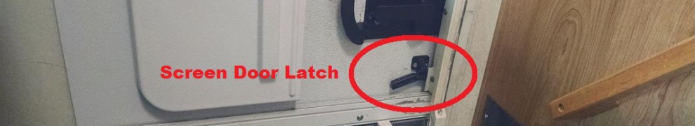 Modify Screen Door to a magnetic catch